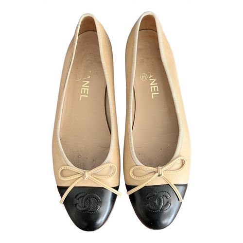 Channel Flats Ballet – Beige