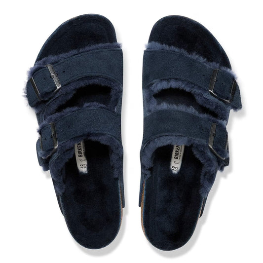 Shearling bleu