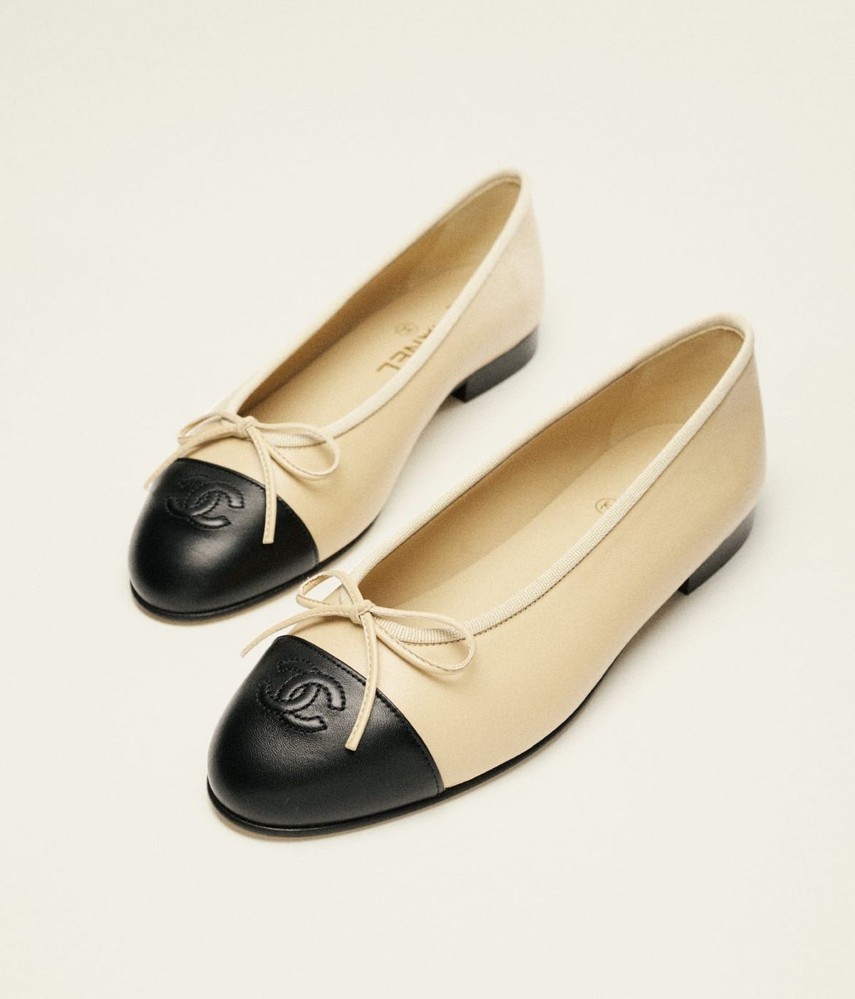 Channel Flats Ballet – Beige