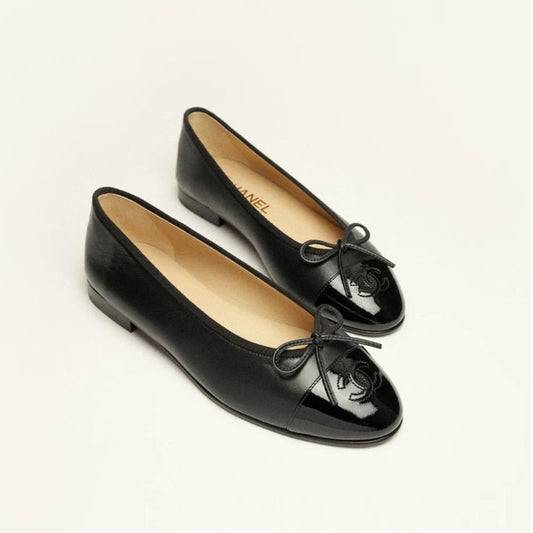Channel Ballet Flats
