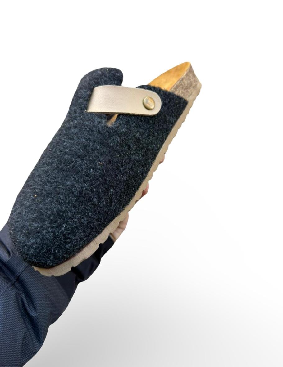 Boston noire ceinture beige