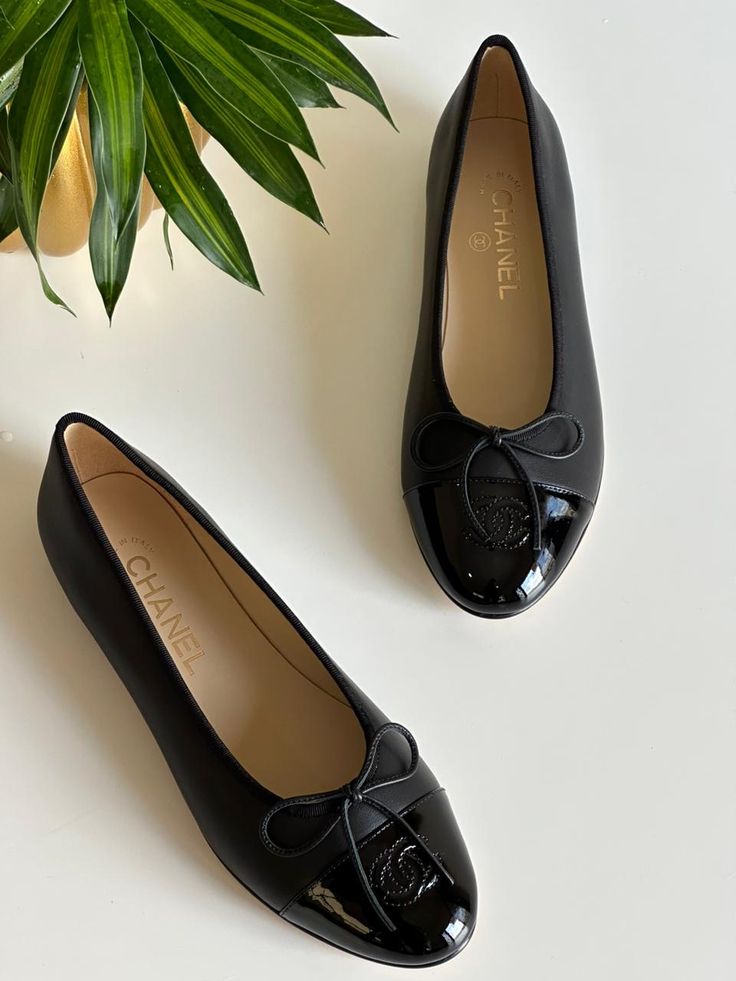 Channel Ballet Flats