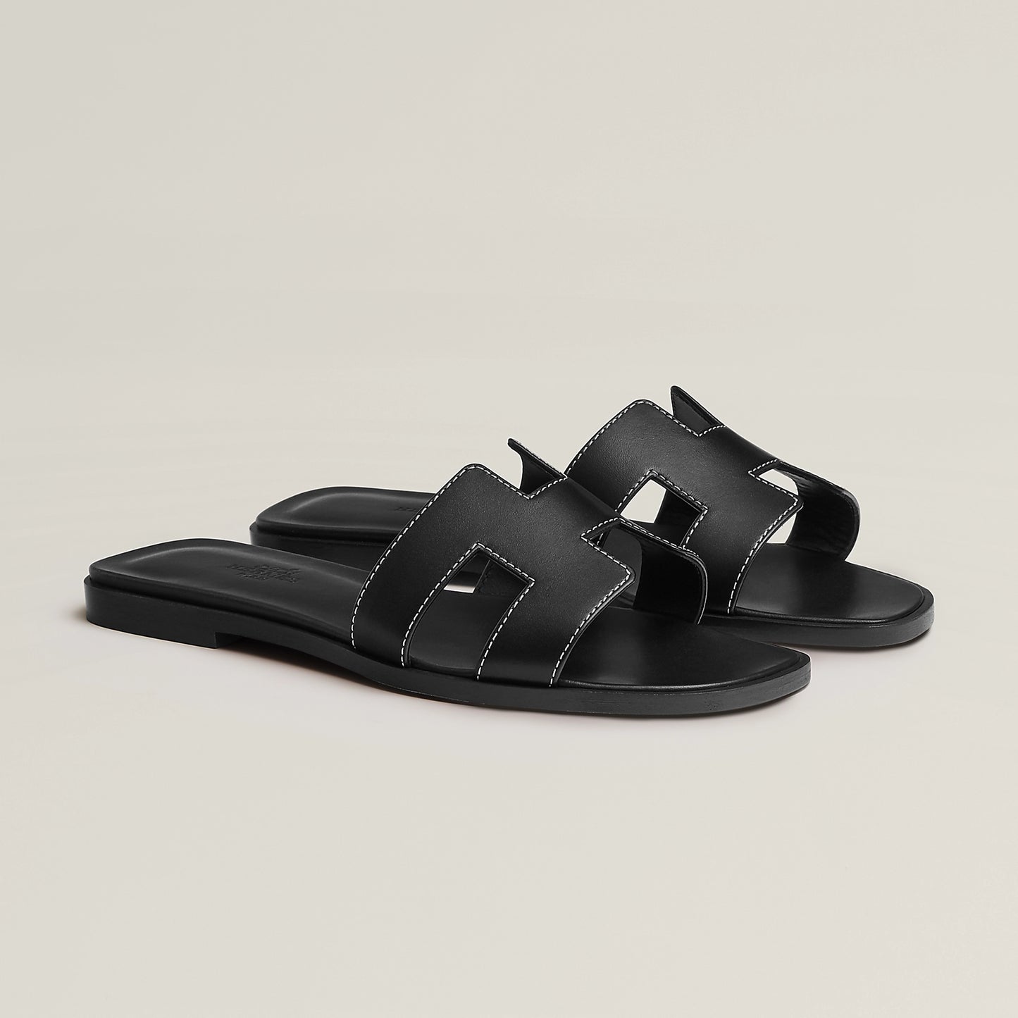 Sandale Oran en Cuir Noir