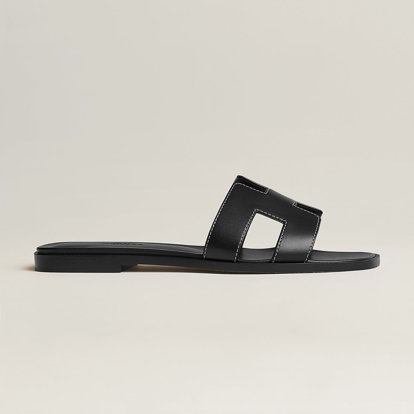 Sandale Oran en Cuir Noir
