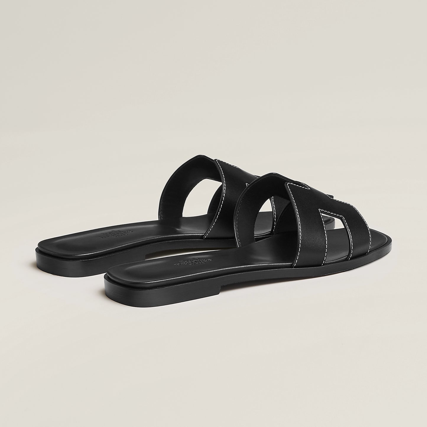 Sandale Oran en Cuir Noir