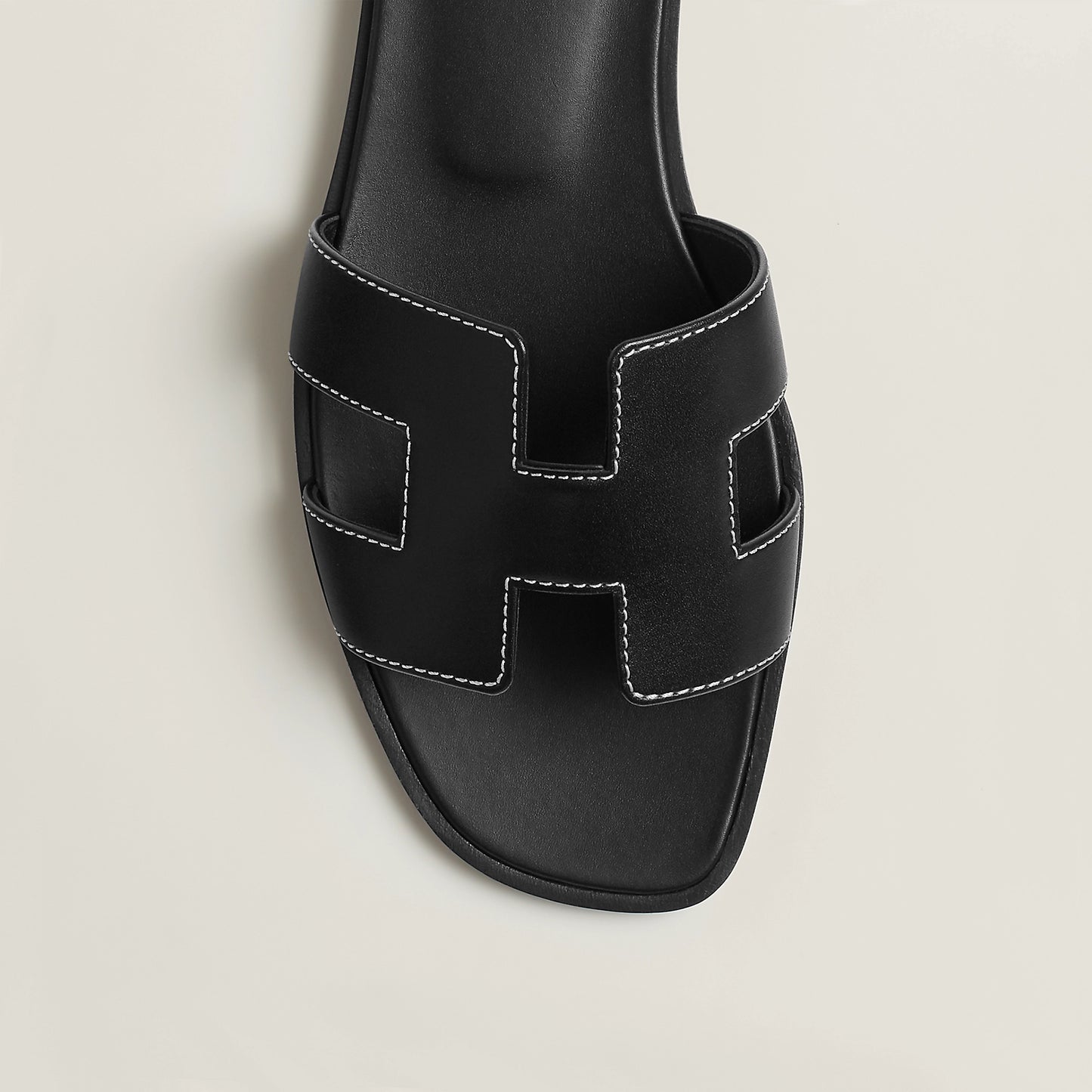 Sandale Oran en Cuir Noir