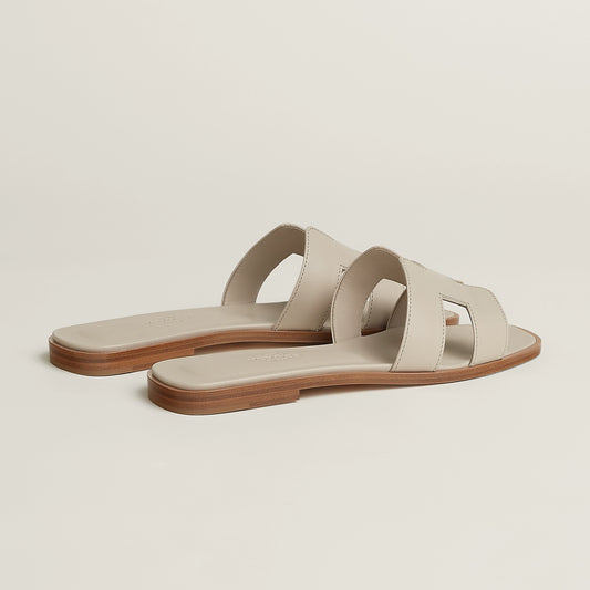Sandale Oran en Cuir Crème
