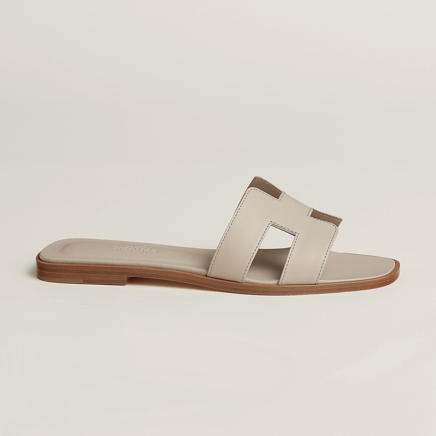 Sandale Oran en Cuir Crème